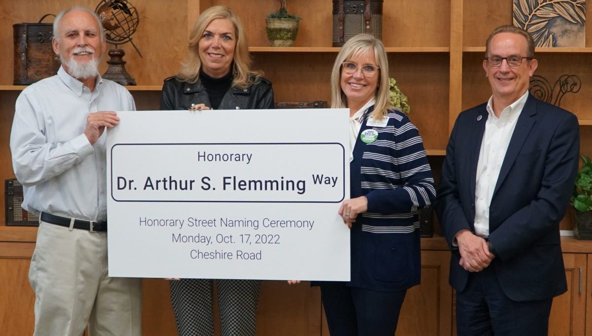 SourcePoint and City of Delaware Honor Dr. Arthur S. Flemming